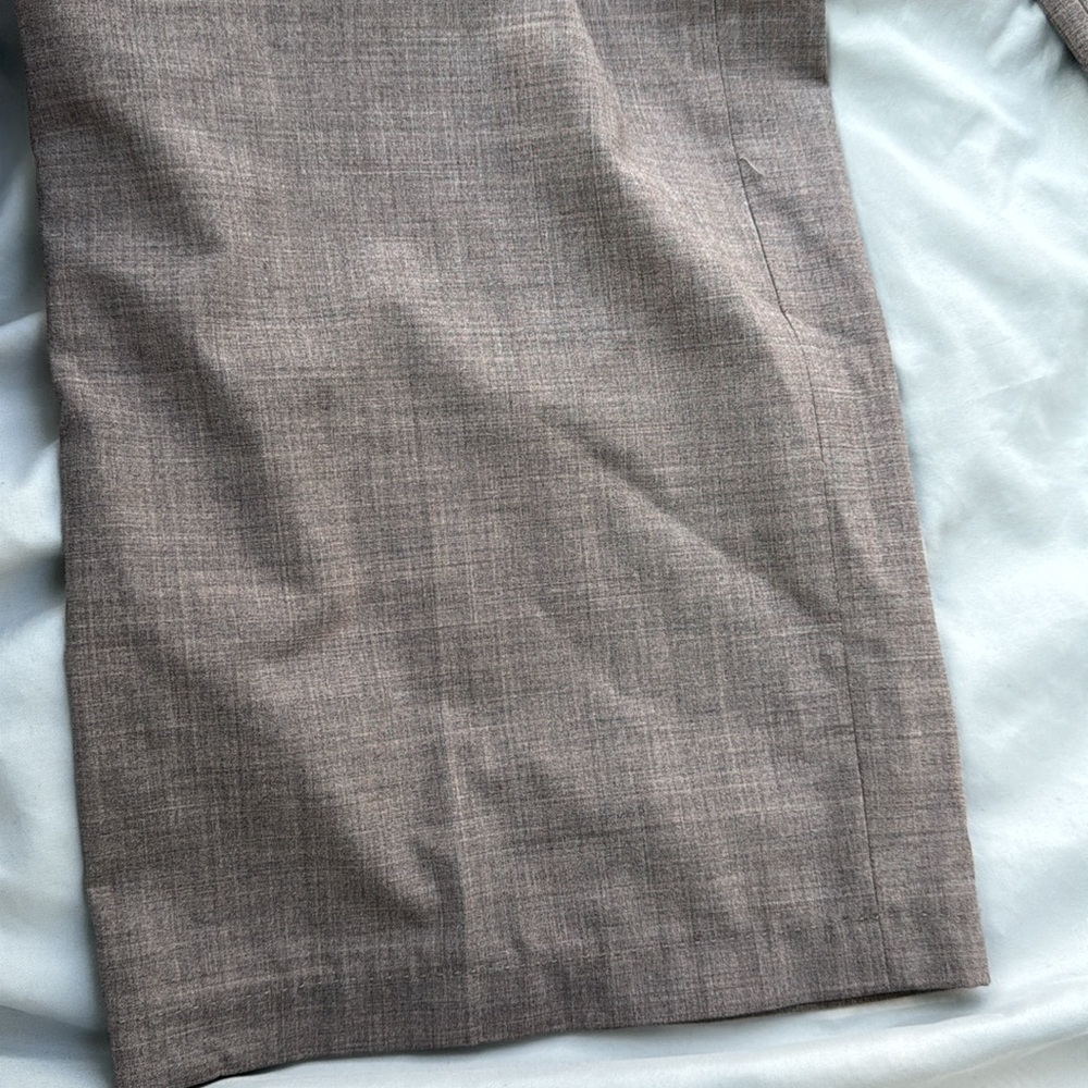 Leon Max Limited Edition Heather Brown Wool-Blend Blazer - Size 10 & Pants Sz 8 - Picture 10 of 11